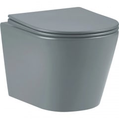 Унітаз підвісний Imprese Vltava Rimless з кришкою (c06309615) Цумань