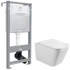 Інсталяція для унітазу Volle i-Frame i1210 + унітаз Volle Libra 2.0 vortice з сидінням (1321.001000+i1210) Київ