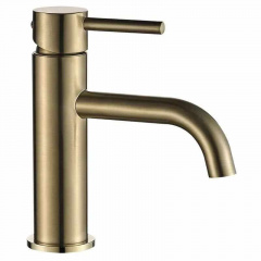 Змішувач для раковини VBI Milano BRUSHED GOLD низкий (VBI-050100BG) Бучач