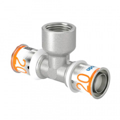 Трійник Uponor S-Press PLUS внутр. різьба 20-Rp1/2"FT-20 (1070596) Весёлое