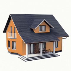 Фарба фасадна силіконова Skyline Силіконфасад 2050-Y40R (C) Шеллі 10 л (2595725042) Ізюм