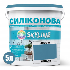Фарба силіконова для вологих приміщень Skyline 4030-B Теналь 5 л (2589082051) Гайсин