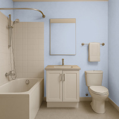 Фарба силіконова для вологих приміщень Skyline 1510-R80B Міронель 3 л (2589082046) Хуст