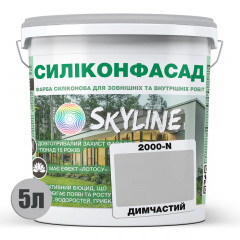 Фарба фасадна силіконова Skyline Силіконфасад 2000-N Димчастий 5 л (2595724994) Суми