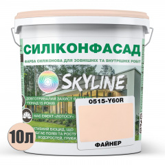 Фарба фасадна силіконова Skyline Силіконфасад 0515-Y60R Файнер 10 л (2595725066) Краматорськ