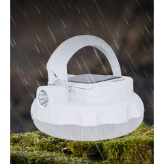 Светодиодная LED лампа-фонарь с солнечной панелью и аккумуляторами BTB 19200 mAh NG200 "Ромашка" Белый Белгород-Днестровский