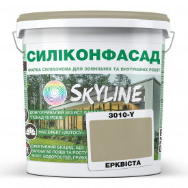 Краска фасадная силиконовая Skyline Силиконфасад 3010-Y Эрквиста 5 л (2595725005)