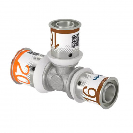 Трійник редукційний Uponor S-Press PLUS латунний 20-16-16 (1070567)