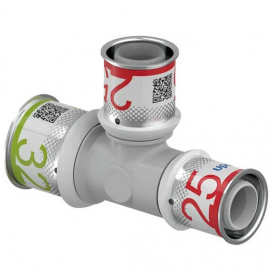 Трійник редукційний Uponor S-Press Plus PPSU 32-25-25