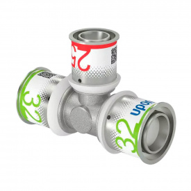 Трійник редукційний Uponor S-Press PLUS латунний 32-25-32 (1070583)