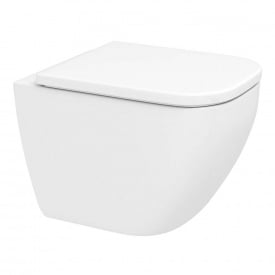 Унітаз підвісний Imprese Valtice Rimless з кришкою (i1105)
