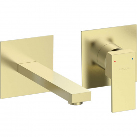 Змішувач прихованого монтажу для умивальника Volle Pardo Cepillado Oro золотий (1548.010315)