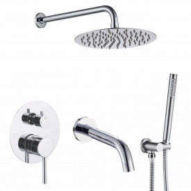 Душова система з виливом VBI Milano хром (VBI-050110CH)