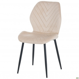 Мягкий стул Daisy вельвет бежевый 
