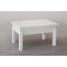 Журнально-обеденный столик-трансформер Флай белый 