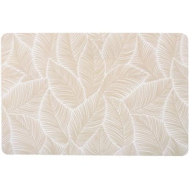 Сервірувальні серветки BonaDi Floral-097 28x43 см Бежево-білий 12 шт DP229793