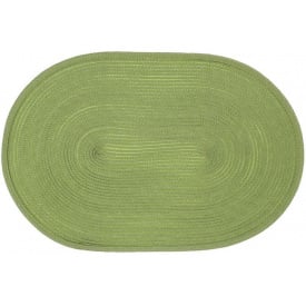 Килимки-плейсмати BonaDi Casual Oval 44х30 см Зелений лайм 4 шт DP229848