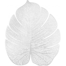 Килимки-плейсмати BonaDi Monstera Silver 32х38 см Сріблястий 4 шт DP229863