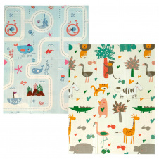 Развивающий термоковрик Mat4Baby Африка/Океан 200х150х1 см Разноцветный (SW-00000165)