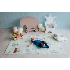 Развивающий термоковрик Mat4Baby Африка/Океан 200х150х1 см Разноцветный (SW-00000165) Тячев