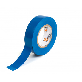 Изоляционная лента Polax ПВХ 20м голубая (101-088)