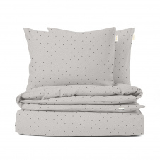 Євро постіль без простирадла Mini Dots COSAS Бежевий 200х220 см