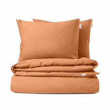 Півтораспальний комплект без простирадла COSAS AMBER Ранфорс 160х220 см Терракот