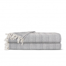 Плед бавовняний COSAS RHOMB 200х230 см CS6 Графіт