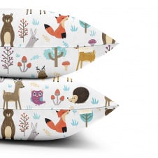 Набір наволочок COSAS COLORFUL ANIMALS 50х70 см Бежевий