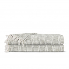 Плед бавовняний COSAS RHOMB 200х230 см CS3 Сірий