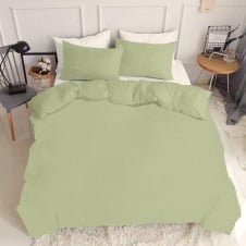 Двуспальный пододеяльник COSAS OLIVE Ранфорс 180х220 см Оливка