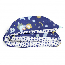 Подростковый пододеяльник COSAS LITTLE PRINCE Ранфорс 155х215 см Синий