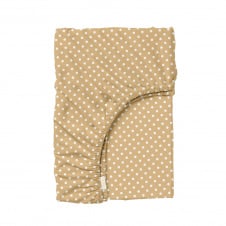 Простирадло на резинці 120х200 см MINI DOTS COSAS Бежевий