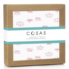 Непромокаемый наматрасник 70х120 см ROSE CROWN COSAS розовый