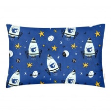 Євро наволочка COSAS BLUE SPACE Ранфорс 50х70 см Бірюзовий