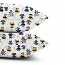 Набір наволочок COSAS ROBOTS 50х70 см Білий