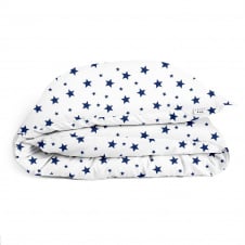 Півтораспальна підковдра COSAS BIG BLUE STAR Ранфорс 160х220 см Синій