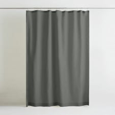 Шторка для душа и ванной COSAS IRON с кольцами 180х180 см Серый