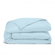 Подростковый пододеяльник 160х220 см MINI DOTS CS3 COSAS голубой