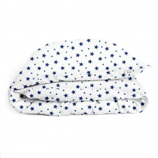 Двуспальный пододеяльник COSAS BIG BLUE STAR Ранфорс 180х220 см Синий