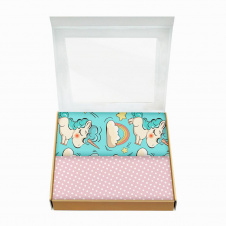 Набір пелюшок COSAS UNICORN Бязь 80х100 см 2 шт Рожевий