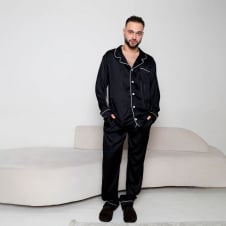 Мужская пижама COSAS Moonwalk XL Черный (Moonwalk_black_XL)