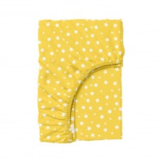 Простирадло на резинці 120х200 см YELLOW STARFALL COSAS Жовтий