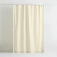 Шторка для душу та ванної COSAS CREAM з кільцями 180х180 см Молочний