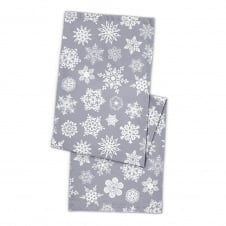 Ранер на стіл COSAS SNOWFLAKES CS2 40х150 см Сіро-білий