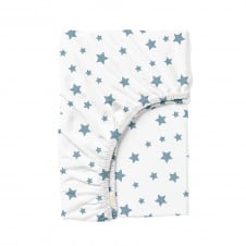 Простыня на резинке 180х200 см BLUE STARS COSAS
