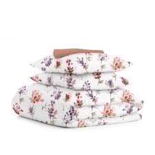 Євро постільна білизна WATERCOLOR FLOWERS CS3 COSAS Фіолетовий 200х220 см