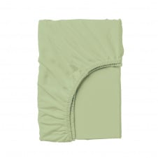 Простынь на резинке COSAS OLIVE Ранфорс 140х200х20 см Оливка