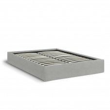 Кровать двуспальная COSAS Papaya Rocky 160х200 см Серый