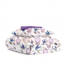 Дитяча постільна білизна в ліжечко DREAMCATCHER CS3 Cosas Фіолетовий 110х140 см